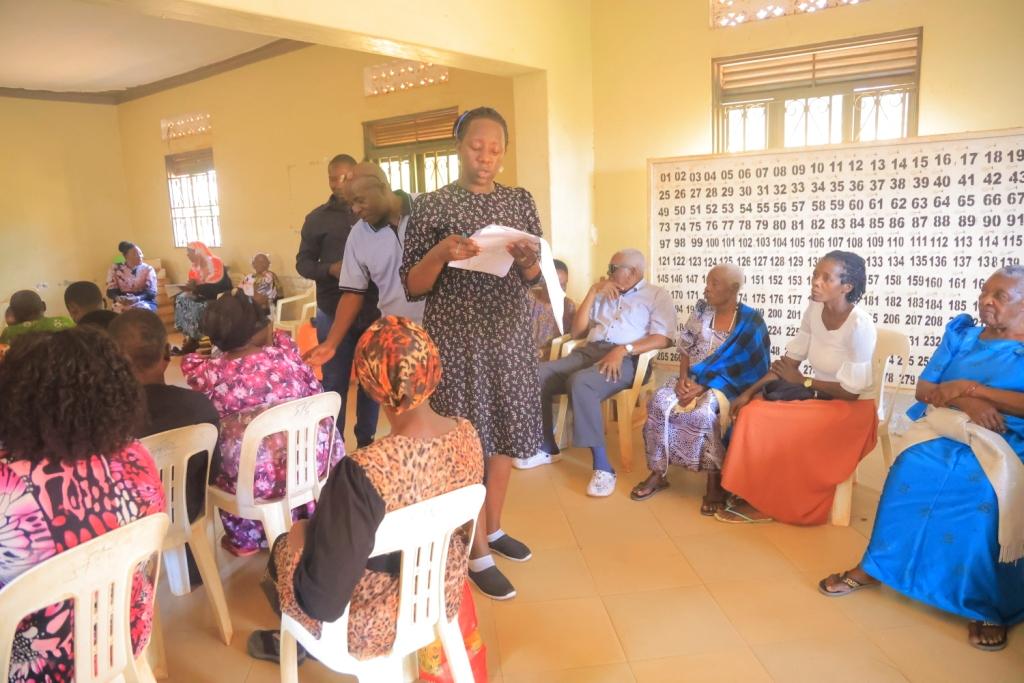 Verification of SAGE benficiaries in Namugongo Div at St. Stephens Church Kireka